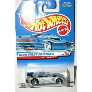 Hot Wheels 1998 First Editions Callaway C-7 silver